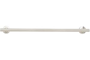 Seachrome 36-inch Coronado Designer Straight Bathroom Shower Grab Bar, Satin Stainless Steel, Brushed Nickel