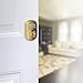 Schlage BE365 V PLY 609 Plymouth Keypad Deadbolt, Electronic Keyless Entry Lock, Antique Brass