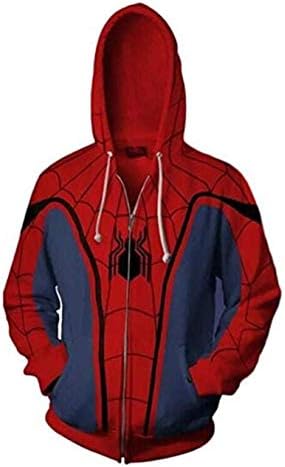 Dark Eyes 3D Mens Hoodie Jacket Superhero Halloween Cosplay Costume