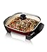 Oster Titanium Infused DuraCeramic Electric Skillet, 12 Inch, Square, Candy Apple Red (CKSTSKFM12MR-TECO)