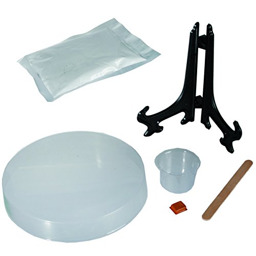 DIY Baby Soft Clay Plaster Dough for Handprint & Footprint Impressions hand & foot print kit with a stand - set of 6 - White
