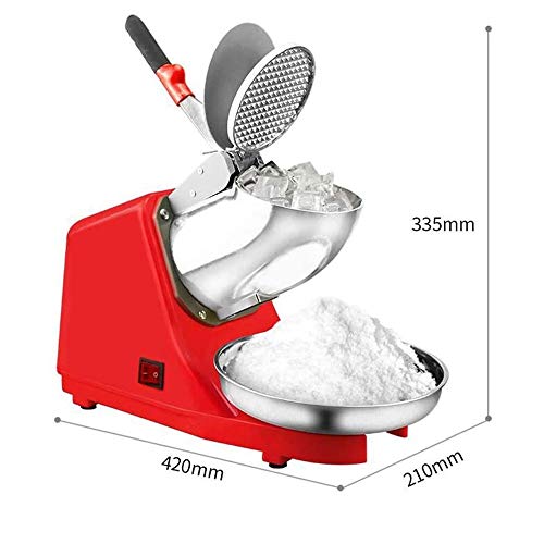 MUBAY Ice Shaver, Ice Crusher, Sand Eismaschine, Gewerbe Elektro-EIS-Crusher Shaver rasierte EIS-Schnee-Kegel-Maschine… – Bild 3