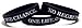 TheAwristocrat 6 Pack ONE Life, ONE Chance. NO Regrets Inspirational Silicone Wristband Rubber Bracelet (Black, X-Large (8.5