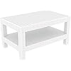 Compamia Monaco Outdoor Coffee Table in White, Commercial Grade 41vxpBs372L