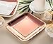 Juvale Sturdy Rose Gold Paper Plates 48-Pack - Disposable Rose Gold Dessert Square Plates for Appetizer, Lunch, Dinner, and Dessert, Birthday Party 7 x 7 Inches