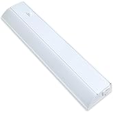 Good Earth Lighting 18" Direct Wire Undercabinet Bar, 720 Lumens, 3000K, Dimmable, White