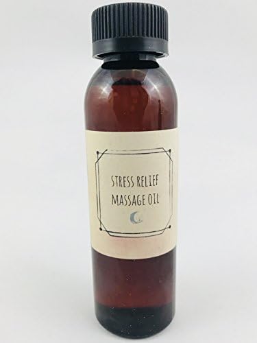 Stress Relief Massage Oil, Anxiety Relief, Insomnia Relief, Spa &amp; Relaxation Oil. 100% Pure. Yang Ylang, Lavender, Bergamot, Orange, Geranium and Clary Sage, Sweet Almond Oil, Coconut Oil.