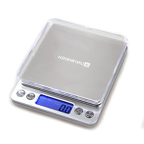 UNIWEIGH 3000g/0.1g Portable Mini Electronic Digital Scales Pocket Case Postal Kitchen Jewelry Weight Balance Digital Scale