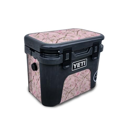 Glossy Glitter Skin Compatible with Yeti Roadie 15 Hard Cooler - Conceal Pink -…