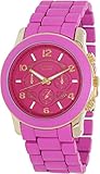 Geneva Platinum Women's 9158.Gold.Pink Pink Metal Quartz Watch with Pink Dial