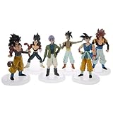 Triline Set of 6 pcs Dragonball Z Dragonball AF Saiyan 5 GOKU Action Figure 5