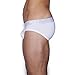 C-IN2 Men's Core Lo No Show Profile Brief,White,Small