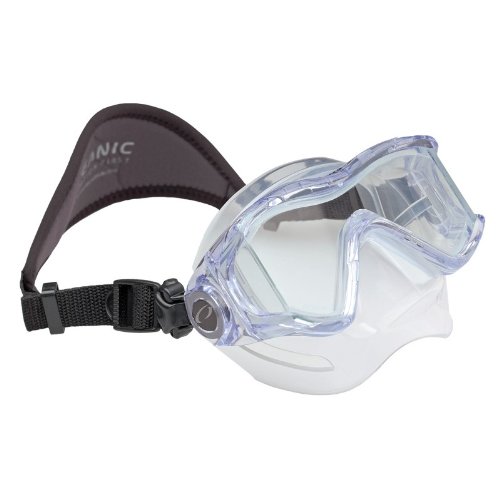 image for New Oceanic Ion 3 Scuba Diving & Snorkeling Mask (Clear) with FREE Neo