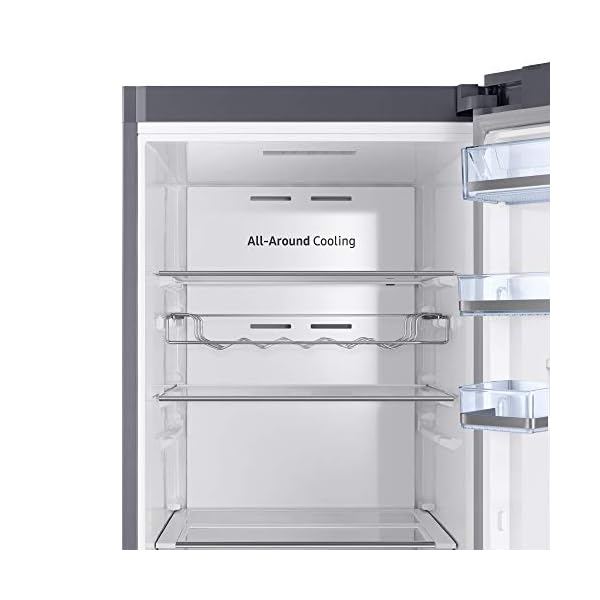 Samsung RR39M7340SA/EU Freestanding Fridge, Frost Free, 375L capacity, 60cm wide, Silver