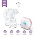 Little Martin’s Double Electric Breast Pump – Whisper Quiet Motor – Wireless, Rechargeable & Travel Friendly – Express Quickly & Comfortably – Mobile Support for Breastfeeding Moms (pink)