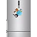 LimBridge 3 Pack Breakfast Fridge Refrigerator Magnets, Food Magnets, for Magnetic Whiteboad, Office Cabinets, 3D Funny Cute School Lockers Magnets Accessories Set