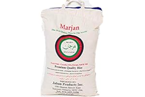 Marjan Premium Quality Rice-10 LB Bag- Extra Long Grain- Premium Quality Grain- All Natural