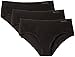 Calvin Klein Women's Second Skin Hipster 3 Pack Panty, Black, Medium