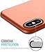 TOZO for iPhone X Case Hard Cover 0.35mm World's Thinnest Protect Bumper Shell for iPhone 10 / X Semi Transparent Light Weight Matte Pink