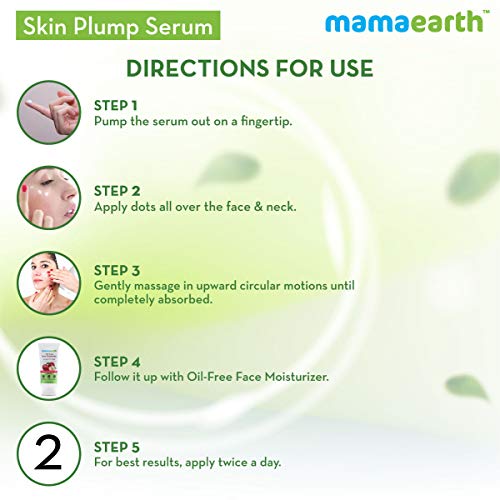 mamaearth skin plump face serum