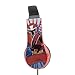 Power Rangers 30332 Kid Safe Over the Ear Headphone with Volume Limiter, Black and Red by Sakar