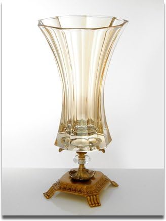 Classic Touch CRV159 Murano Crystal Vase