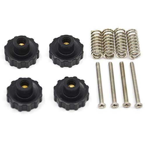 Befenybay 4PCS Upgraded Hand Twist Leveling Nut Diameter 22mm + 4PCS Hot Bed Spring + 4PCS M3X35mm Screws for 3D Printer ANYCUBIC Mega Hot Bed/Platform - Thumbnail 6