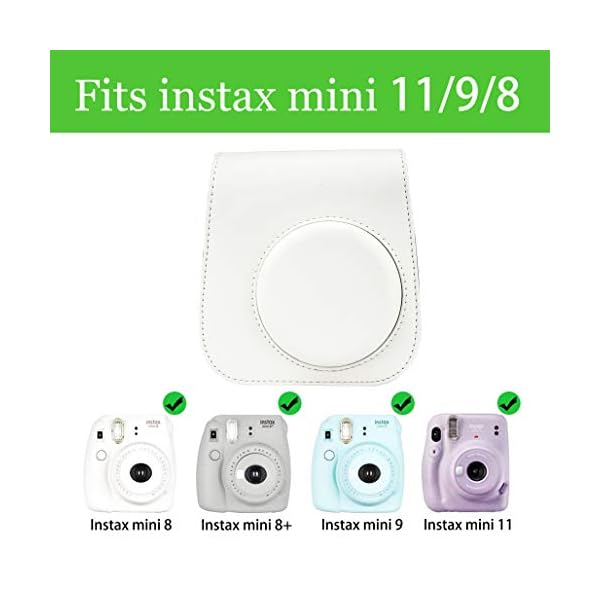 Yosuny Portable Case Kompatibel mit Fujifilm Instax Mini 11 Sofortbildkamera mit verstellbarem Gurt und… – Bild 3