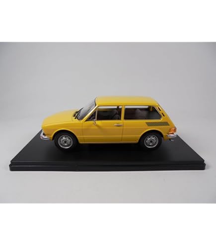 Modèle Réduit 1:24 Volkswagen Caribe (Golf MkI) 1978 Jaune Edicola - Neuf