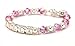 Personalized Baby Charm Bracelet - Sterling Silver Beads - Any Birth Month Crystal