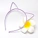 eBoot Cat Ear Headbands Plastic Cat Hairband Cat Bow Hairbands Makeup Party Headwear for Women Girls, Multicolor, 10 Pieces