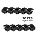 SuperMMark 20 Pieces Regular Fishing Rod Storage Clips, Fishing Pole Holder Clip Storage Rack, 2 Style & 10pcs Each Style - Big for Hold Handle, Small for Hold Your Pole