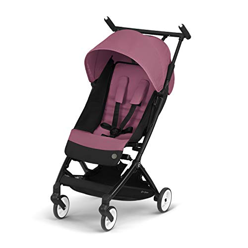 Cybex Gold Libelle, Ultra Compact Pushchair, Cabin luggage compliant, From 6 Months to 22 kg (Approximately 4 Years), Including Rain Cover, Magnolia Pink