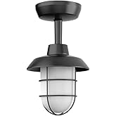 AFX ODEW0709LAJENBK Odell - 12W 1 LED Outdoor Wall Sconce-9.3 Inches Tall and 6.75 Inches Wide, Finish Color: Black