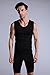 Vinmin Mens Hot Thermo Body Shaper Neoprene Slimming Vest Fat Burner Tummy Control Workout Sauna Suit for Weight Loss