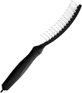 Olivia Garden Fingerbrush Ionised Nylon Bristles Medium Black view 3