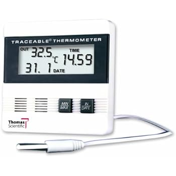 Amazon.com: Thomas Traceable Recording Thermometer, with Time/Date/Min