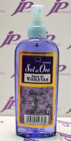 SOL DE ORO AGUA DE VIOLETAS 8 OZ