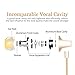 Simptech Metal Earbuds Headphones With Microphone – Earphones with Remote Control Noise Cancelling,Crystal Clear Sound,Comfort-Fit Design, Best for iphone and Android Phones (Gold)
