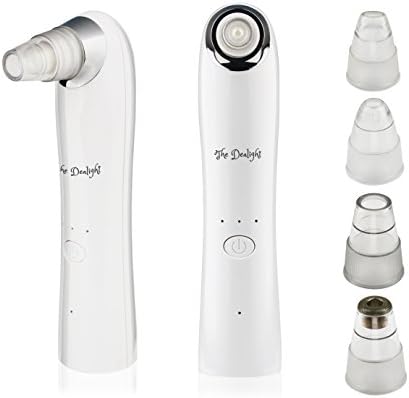 The Dealight Electric Blackhead Remover-Pore Vacuum and Suction for Facial Anti-aging-Extractor Pimple Pores and Electronic Dermabrasion Machine-Portable and Compact Cleansers
