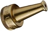 Solid Brass Hose Jet Sweeper Nozzle ~ Made in USA ~ with Extra Washers