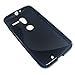 JKase Slim-Fit Streamline S Line Ultra Durable Soft TPU Case for Motorola Moto X (1st Gen 2013) (Black)