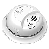 First Alert BRK SC9120B Hardwire Combination Smoke/Carbon Monoxide Alarm with Battery Backup