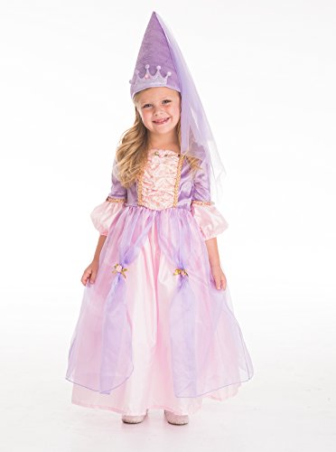 Little Adventures Princess Cone Hats for Girls - Lilac