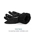 INBIKE Mountain Bike Gloves Cycling Gloves MTB Winter Gloves Silicone Gel Pad Gloves Touch Recognition Full Finger Black X-Large