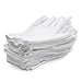 Aspire 12 Pairs Thicken Cotton Jewelry Work Glove-White-Small