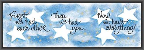LPG Greetings First We Had Each Other Decor, Blue/White/Gold