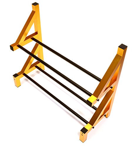 Integy RC Model Hop-ups C26749GOLD Wheel & Tire Storage Rack 17x6x14 Inch for 1/10 & 1/8 Scale