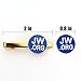 Jw.org Metal Necktie Clip and Lapel Pin Gift Set (Gold Color with gift box)