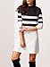 ROMWE Women's Long Sleeve Loose Cotton Shift Dress